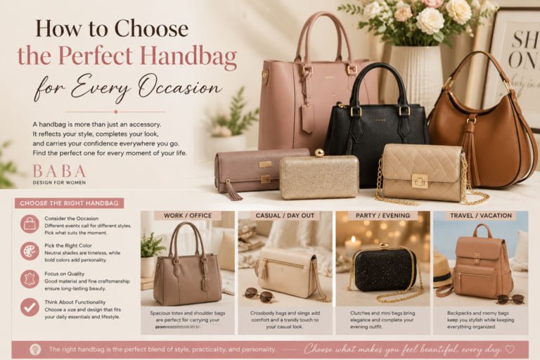 How to Choose the Perfect Handbag for Every Occasion