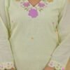 pure mul cotton straight suit with cross stitch embroidery