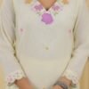 pure mul cotton straight suit with cross stitch embroidery